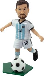 Maccabi Art Official Lionel Messi Argentina Soccer Action Figure, 4.5" Collectible with Movable Arms & Head, Display Stand - Image 4