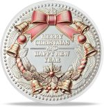 Santa Claus Sleigh Commemorative Coin - Merry Xmas Elk Snowy Village Token - Happy New Year Funny Celebration Keepsake Collection Gifts for Family Friends - Image 4