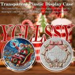 Santa Claus Sleigh Commemorative Coin - Merry Xmas Elk Snowy Village Token - Happy New Year Funny Celebration Keepsake Collection Gifts for Family Friends - Image 5
