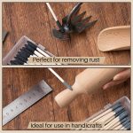 30 Pcs Sanding Sticks Double End Matchsticks Sanding Twigs Fine Detailing Polishing Sticks for Plastic Models Wood Hobby, 120/280 Grit, 5.4 x 0.3 Inch - Image 5