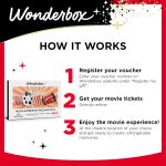 Wonderbox - AMC Movie Theatres® – 2 Movie Tickets, Drinks & Popcorn | Valid at 425+ Regal theater locations across the US. Choose your theater, movie, date, and showtime - Image 7