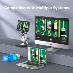 Leipan DM12 Digital Soldering Microscope 2000X, 10.1" Coin Microscope, HDMI - Image 5