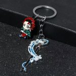 Anime Slayer Keychains, Fun Cartoon Keyring Jewelry Gift for Men and Women - Image 3