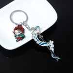 Anime Slayer Keychains, Fun Cartoon Keyring Jewelry Gift for Men and Women - Image 4