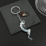 Anime Slayer Keychains, Fun Cartoon Keyring Jewelry Gift for Men and Women - Image 5
