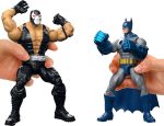 ​Mattel DC Premier Series 3-Pack, 6.5in Batman & Nightwing Vs Bane | Set with 3 Action Figures & Batons & Oversized Gauntlets, Super Heroes and Super-Villain Play (Amazon Exclusive) - Image 3