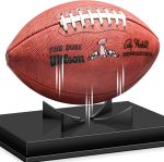 KKU Football Display Case, Acrylic Football Case Display Case Autographed Football Holder, No Assembly Required Football Display Box with Removable Built-in Football Display Stand - Image 6