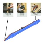 5 Piece Sanding Detailer Set with 2 Extra Replacement Belts Per Stick, 5 Grits 120, 240, 320, 400 & 600 Grit Made in The USA for Sanding Wood, Metal & Plastics, Long Life Sanding Belts - Image 4
