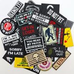 12 Pieces Random Funny Tactical Morale Patch Full Embroidery Military Loop and Hook Patches for Caps Backpacks Vest Harness Military Uniforms - Image 4