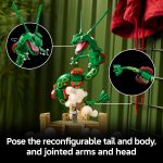 LEGO Pokémon Rayquaza 72168 | Collectible Building Set for Adults, Ages 18+, Posable Pokémon Model Kit for Display, Bedroom, Desk or Book Shelf Decor - Image 5