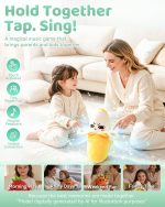 Sensory Toys, Interactive Music Plush Toy with Dual Play Modes, Soft Fruit Plush Toy Human Touch Sensors, Music Sensory Toy for Multiplayer Christmas Birthday，3pcs B - Image 3