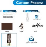 Custom Rectangle Feather Flag for Business, Custom Rectangle Advertising Flags, Personalized Swooper Feather Flag Customized Logo Text (2.3FT X 7.2FT) - Image 4