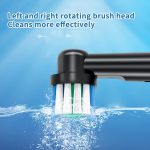 Deep Clean Rechargeable Electric Powered Toothbrush, Rechargeable Electric Toothbrush with 8 Brush Heads,Pressure Sensor to Protect Gums - Image 3