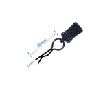 50pcs RC Body Clips with Pull Tabs for All 1/8 1/10 1/12 Scale Traxxas Redcat Axial Arrma HSP Redcat HPI Himoto Tamiya RC Car Truck Buggy Parts (1.2mm Rod Black Clips and Tabs) - Image 5