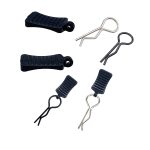 50pcs RC Body Clips with Pull Tabs for All 1/8 1/10 1/12 Scale Traxxas Redcat Axial Arrma HSP Redcat HPI Himoto Tamiya RC Car Truck Buggy Parts (1.2mm Rod Black Clips and Tabs) - Image 6