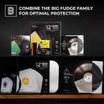 Big Fudge 12" Vinyl Record Sleeves - Inner Sleeves 50 Pack - Heavyweight Acid Free Paper Vinyl Covers - Accessories Protect LP Albums from Dust, Dirt & Scratches - Image 5