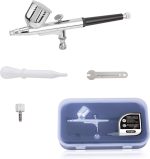 Timbertech Airbrush Kit With Compressor AS18-2K Basic Start Kit With Air Hose, Cleaning Brushes, and Test Paints for Hobby, Body Tattoo, Model painting, Automotive Graphic, Make-up - Image 4