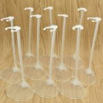 Transparent Doll Stands 10pcs Display Stand Support Holder for Doll | Fit for 9 to 12 Inches Dolls Adjustable Doll Stands with Waist Clips Clear Plastic Showcase - Image 4