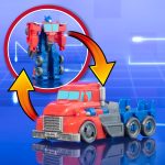 Transformers 1-Step Flip Heroes 3-Pack, 4-Inch Wheeljack, Bumblebee, and Optimus Prime Action Figures, Kids Easter Toys or Basket Stuffers, Age 6+ - Image 5