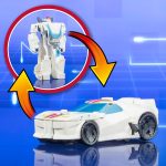 Transformers 1-Step Flip Heroes 3-Pack, 4-Inch Wheeljack, Bumblebee, and Optimus Prime Action Figures, Kids Easter Toys or Basket Stuffers, Age 6+ - Image 7