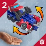 Transformers 1-Step Flip Heroes 3-Pack, 4-Inch Wheeljack, Bumblebee, and Optimus Prime Action Figures, Kids Easter Toys or Basket Stuffers, Age 6+ - Image 9