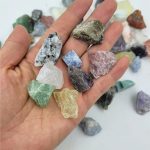 450 Pieces Rocks Collections for Kids, 40+ Kinds Gemstones and Crystals Set, Rocks and Minerals Science Kit Include 1.5lb Tumbled Chips Crystals and 1lb Tiny Rough Stones - Image 5