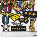 20pcs DIY Medal Epaulet Soldier Badges Patches Embroidery Mix Patterns Iron On/Sew On Applique for Clothes Backpacks T-Shirt Jeans Skirt Vests Scarf Hat Bag (Style 13) - Image 3