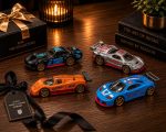 Code 01 Fortune Edition Diecast Car Set - 12 Alloy 1:64 Scale Model Car Collection with UV Stickers & Zinc Keychain - Collector Gift Set with Display Box - Image 6