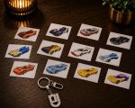 Code 01 Fortune Edition Diecast Car Set - 12 Alloy 1:64 Scale Model Car Collection with UV Stickers & Zinc Keychain - Collector Gift Set with Display Box - Image 7