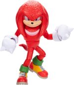 Sonic 3 Movie Action Figures 5-Inch Knuckles Collector Toy Figure, Highly Articulated for Boys Girls - Officially Licensed Sonic The Hedgehog 3 Movie Product - Image 5