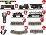 Lionel Pennsylvania Flyer Electric O Gauge Bluetooth 5.0 Train Set with Remote - Image 3