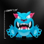 MrBeast Lab Collectible Vinyl Figure, Classic Panther, 3.5-Inch | Premium display box packaging, iconic blue detailing; 4 to collect, for MrBeast toys fans - Image 3