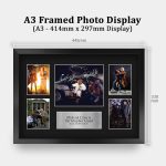 HWC Trading Michael J Fox & Christopher Lloyd Back to the Future 16 x 12 inch (A3) Printed Gifts Signed Autograph Presentation Display for Movie Memorabilia Fans - 16" x 12" Framed - Image 3