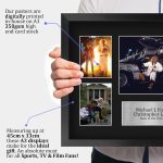 HWC Trading Michael J Fox & Christopher Lloyd Back to the Future 16 x 12 inch (A3) Printed Gifts Signed Autograph Presentation Display for Movie Memorabilia Fans - 16" x 12" Framed - Image 4