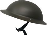 CHAPEAU TRIBE Adult WW2 Ally Military Army Helmet – Adjustable Strap – Lightweight Cosplay Helmet – Universal Size – Plastic with Elastic Foam Inside – Olive Green - Image 4