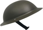 CHAPEAU TRIBE Adult WW2 Ally Military Army Helmet – Adjustable Strap – Lightweight Cosplay Helmet – Universal Size – Plastic with Elastic Foam Inside – Olive Green - Image 5