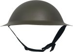 CHAPEAU TRIBE Adult WW2 Ally Military Army Helmet – Adjustable Strap – Lightweight Cosplay Helmet – Universal Size – Plastic with Elastic Foam Inside – Olive Green - Image 6