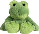 Aurora Mini Flopsie 5.5" Fernando Frog Adorable Stuffed Animal | Compact tummy-lying animals with bean-filled stability - Image 3
