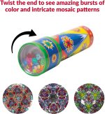 Schylling Classic Tin Kaleidoscope - Fun, Colorful Pattern-Changing Toy - Durable Tin with Multicolored Beads - Ages 3 and Up - One Piece - Image 3