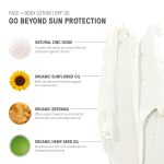 Raw Elements Face and Body Mineral Sunscreen SPF 30 Tube, 3 oz (1-Pack) | Broad-spectrum UVA/UVB protection with 80-minute water resistance, reef safe, and organic ingredients. - Image 6