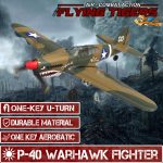 LEAMBE RC Plane 4 Channel Remote Control Airplane - Ready to Fly P-40 Warhawk RC Airplane for Beginners Adult with Xpilot Stabilization System & One Key Aerobatic - Image 3