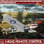 LEAMBE RC Plane 4 Channel Remote Control Airplane - Ready to Fly P-40 Warhawk RC Airplane for Beginners Adult with Xpilot Stabilization System & One Key Aerobatic - Image 5