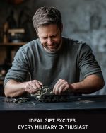 Nifeliz M7 Priest Tank Building Set, Military Series, NF10336 | WW2 Howitzer Army Vehicle Building Set for Adults, Collectible Army Display Model Set and Gift for Enthusiasts - Image 7