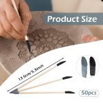 Sanding Sticks 50 Pcs, Double-Ended Sanding Tools for Wood & Plastic Models, 120/280 Grit, 5.4 x 0.2 Inch - Fine Detailing in Tight Spaces with Matchstick Design - Image 3