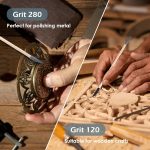 Sanding Sticks 50 Pcs, Double-Ended Sanding Tools for Wood & Plastic Models, 120/280 Grit, 5.4 x 0.2 Inch - Fine Detailing in Tight Spaces with Matchstick Design - Image 5