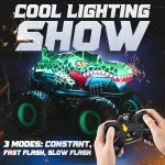 BEZGAR Dinosaur Monster Truck Toys & Yellow Remote Control Monster Truck - Image 5
