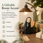 No Face Lamp Mini Resin Anime Night Light | No Face Cute Room Decor for Bedroom Shelf Office birthday, christmas, holiday,anime fans gift - Image 5