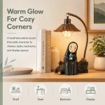 No Face Lamp Mini Resin Anime Night Light | No Face Cute Room Decor for Bedroom Shelf Office birthday, christmas, holiday,anime fans gift - Image 6