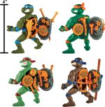 Teenage Mutant Ninja Turtles: Classic 4" Turtles 4-Pack Figure Bundle by Playmates Toys - Image 3