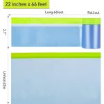 Tangibay Pre-Taped Masking Film for Painting - 22" x 66' Painters Plastic Sheeting with Automotive Paint Tape and Drape for Covering Cars, Walls, Windows and Furniture Protection (2 Rolls) - Image 3
